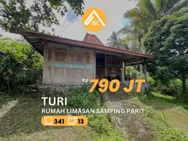 Jual Rumah Limasan Turi Pinggir Parit Sejuk Akses Papasan 2 Mobil