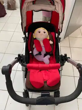 Preloved Stroller Coco Latte Delly&Belly Q6