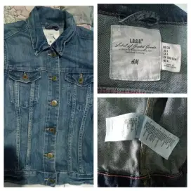 Jaket jeans brand H&M original