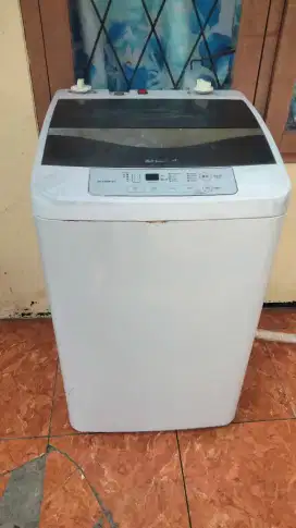 Jual mesin cuci 1 tabung sudah manual merk Sharp siap pakai