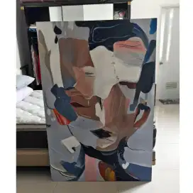 Lukisan Ilustrasi Abstrak 100 x 150 cm