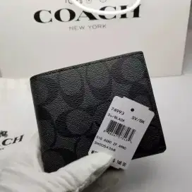 Dompet C0ACH Pria. Baru. Black