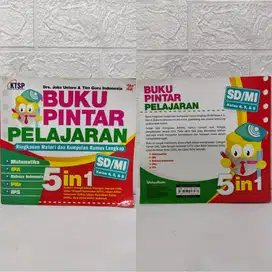 (COD) Buku Pendidikan Buku Pintar Pelajaran 5 In 1 Buku Pelajaran SD