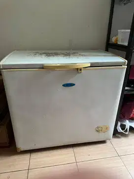 JUAL SEGERA FREEZER Denpoo 300Ltr no Minus