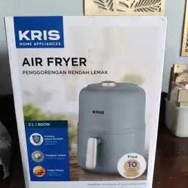 KRIS air friyer, hadiah dr bank BSI. Blm pernah dibuka dusnya/dipakai