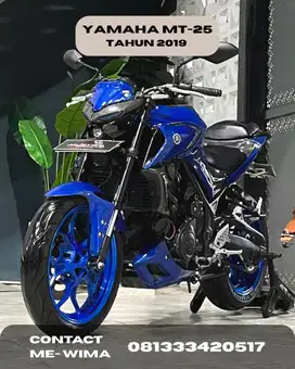 YAMAHA MT 25 tahun 2019 - WIMA MUSTIKA SULFAT
