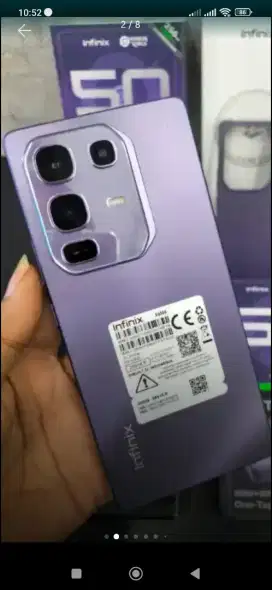 Infiniix note 50 pro 8/256 mulus like new bari pakai blm ada sebiulan