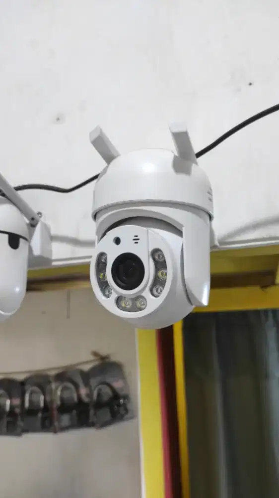 CCTV V380 komplit Dan sudah sama pasang bersih