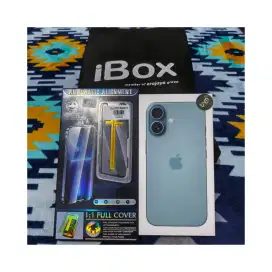 iPhone 16 Basic 128GB WARNA TEAL – BNIB SEGEL GREENPEEL