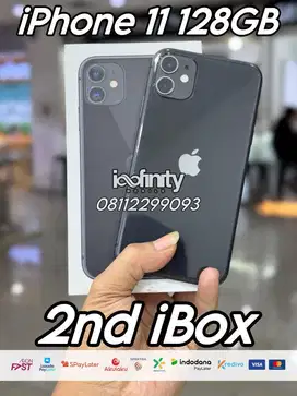 Iphone 11 128GB Black second resmi ibox BH 100% fullset original