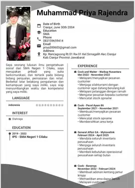 cari lowongan part time