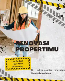 Renovasi interior dan sipil dan Pengurusan Izin