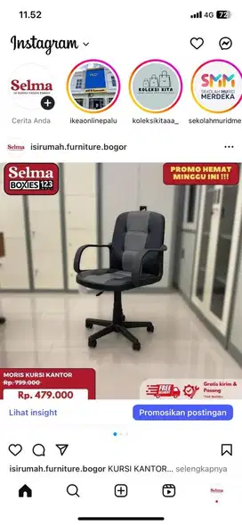 Kursi kantor kulit