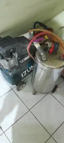 Mesin sprayer sanchin dan kompresor