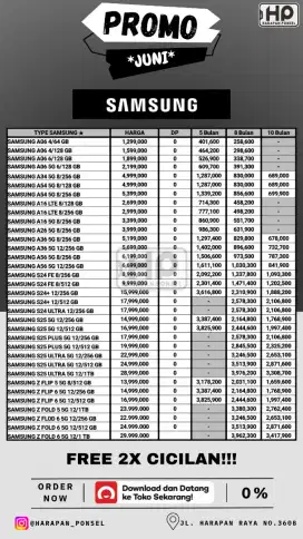 PROMO BISA KREDIT SAMSUNG TANPA DP