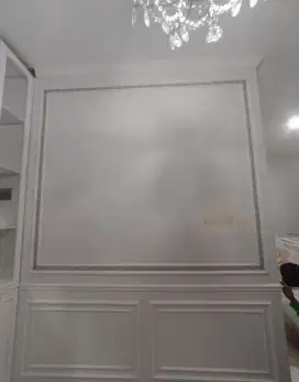 Cermin bevel dan wallmoulding