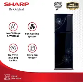 Kulkas Sharp SJ-317MG-DB