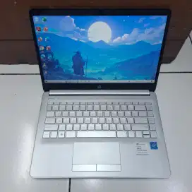 Laptop hp 14s intel Celeron N4020 Ram 4gb ssd 256gb keyboard backlit