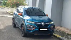 Km32rb renault kwid climber 2021 matic biru cash kredit bisa