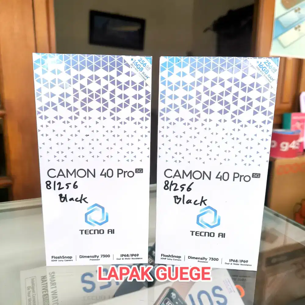 Tecno camon 40 Pro 5G 8/256 256gb baru garansi resmi bnib
