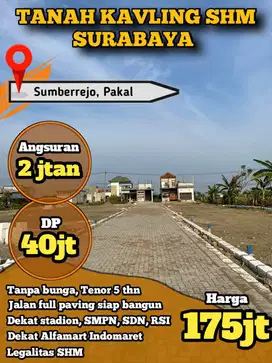 Tanah Kavling Surabaya Surat SHM