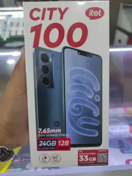 Itel City 100 8/128gb baru garansi resmi bisa TT bisa kredit bisa cod