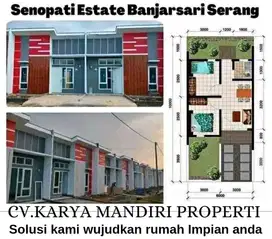 Rumah Dengan angsuran subsidi di serang kota