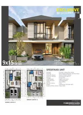 Rumah Baru Citraland 2 Lantai Minimalis Spek Premium Mewah