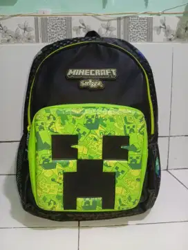 Tas sekolah Smiggle/bekal/kotak bekal/lunch bag/karakter minecraft