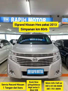 Nissan Elgrand 2013 Km80rb simpanan 1tangan