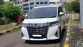 Toyota alphard g atpm tss 2022 putih sunroof pilotseat