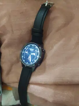 Aolon GT5 pro smart watch black leather