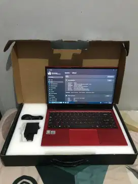 Laptop INFINIX Warna Merah