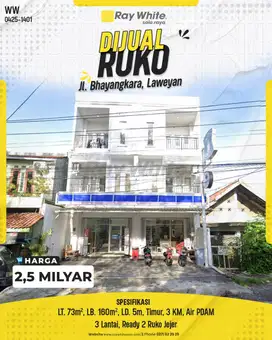 RUKO SIAP HUNI STRATEGIS LAWEYAN SOLO