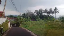 Tanah Kebun Strategis Pinggir Jl Desa Serang Cimalaka