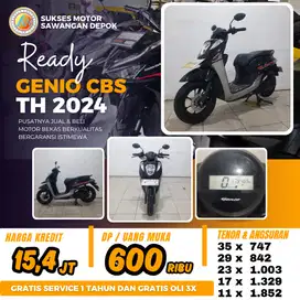HONDA GENIO CBS TAHUN 2024 UNIT MULUS CASH KREDIT BERGARANSI