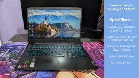 Laptop Lenovo Ideapad Gaming 3 15ARH05 AMD Ryzen 5 4600H GTX 1650 SSD