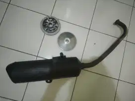 Knalpot nmax ngebass adem dan rumah roller