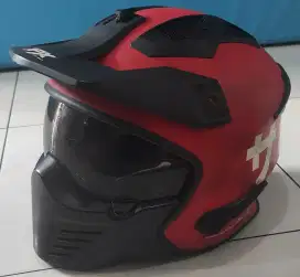 Helm JPX  MX 726 R edisi Hasan Alaydrus - Baba Doff