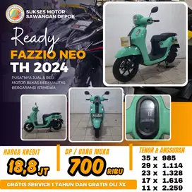 YAMAHA FAZZIO NEO TAHUN 2024 UNIT MULUS CASH KREDIT BERGARANSI