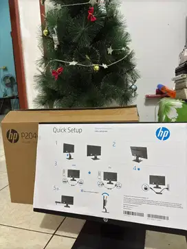 Monitor HP P204V 19.5” LED – Masih Baru, Belum Pernah Dipakai!