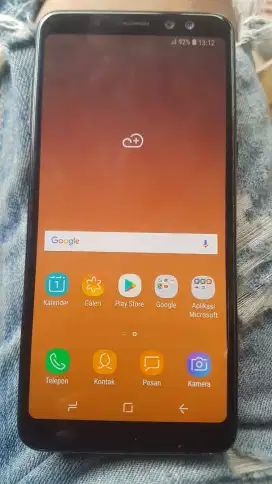 samsung a8 2018 nfc ram4/64 minus sedo tipis camera jernih.nego tipis