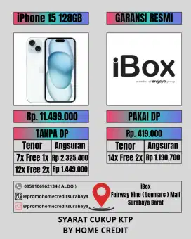 Kredit iPhone 15 128GB