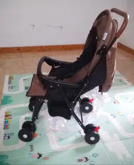 Dijual Stroller Merk Space Baby PMB IB502 Brown 2 Arah