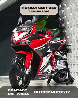 HONDA CBR 250 tahun 2018 - WIMA MUSTIKA SULFAT