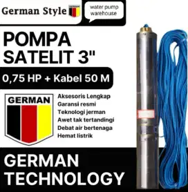 German style pompa satelit 3 inc 0.75+kabel 50 M