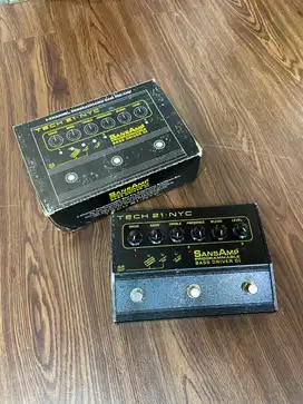 Tech 21 Sansamp Programmable Bass Driver DI Preamp Pedal