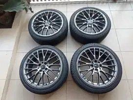 Velg hsr R17 + Ban kondisi 90%