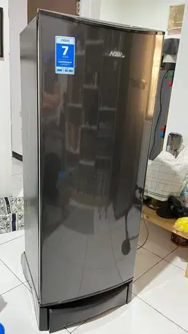 DIJUAL MURAH KULKAS AQUA 1 PINTU TERAWAT DAN SIAP PAKAI