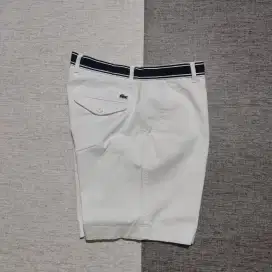 Celana short Sleeve LACOSTE vintage colour white Size L